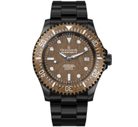 Thumbnail for Oceaneva Men's Deep Marine Explorer III 3000M Pro Diver Watch Aged Bronze Dial Black IP - BRIIIBRZ200BK 3000m, 3000M Dive Watch, 316L Stainless Steel, Automatic Watch, BGW9 Swiss Super-Luminova, Dive Watch, Sw200-1 Swiss Automatic Movement