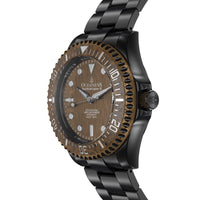 Thumbnail for Oceaneva Men's Deep Marine Explorer III 3000M Pro Diver Watch Aged Bronze Dial Black IP - BRIIIBRZ200BK 3000m, 3000M Dive Watch, 316L Stainless Steel, Automatic Watch, BGW9 Swiss Super-Luminova, Dive Watch, Sw200-1 Swiss Automatic Movement