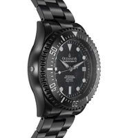 Thumbnail for Oceaneva Men's Deep Marine Explorer III 3000M Pro Diver Watch Black Mother Of Pearl Dial Black IP - BKIIIBKMP200BK 3000m, 3000M Dive Watch, 316L Stainless Steel, Automatic Watch, BGW9 Swiss Super-Luminova, Dive Watch, Sw200-1 Swiss Automatic Movement