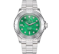 Thumbnail for Oceaneva Men's Deep Marine Explorer III 3000M Pro Diver Watch Green Mother Of Pearl Dial - STIIIGRMP200ST 3000m, 3000M Dive Watch, 316L Stainless Steel, Automatic Watch, BGW9 Swiss Super-Luminova, Dive Watch, Mother of pearl dial, Sw200-1 Swiss Automatic Movement, Swiss automatic movement