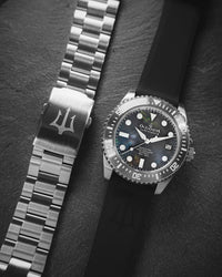 Thumbnail for Oceaneva Men's Deep Marine Explorer III 3000M Pro Diver Watch Gun Metal Gray Mother Of Pearl Dial - STIIIGMMP200ST 3000m, 3000M Dive Watch, 316L Stainless Steel, Automatic Watch, BGW9 Swiss Super-Luminova, Dive Watch, Sw200-1 Swiss Automatic Movement