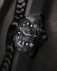 Thumbnail for Oceaneva Men's Deep Marine Explorer III 3000M Pro Diver Watch Gun Metal Gray Mother Of Pearl Dial Black IP - BKIIIGMMP200BK 3000m, 3000M Dive Watch, 316L Stainless Steel, Automatic Watch, BGW9 Swiss Super-Luminova, Dive Watch, Sw200-1 Swiss Automatic Movement