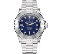 Thumbnail for Oceaneva Men's Deep Marine Explorer III 3000M Pro Diver Watch Navy Mother Of Pearl Dial - STIIINBMP200ST 3000m, 3000M Dive Watch, 316L Stainless Steel, Automatic Watch, BGW9 Swiss Super-Luminova, Dive Watch, Sw200-1 Swiss Automatic Movement