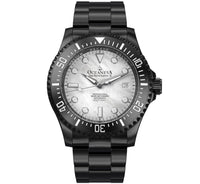 Thumbnail for Oceaneva Men's Deep Marine Explorer III 3000M Pro Diver Watch White Mother Of Pearl Dial Black IP - BKIIIWMP200BK 3000m, 3000M Dive Watch, 316L Stainless Steel, Automatic Watch, BGW9 Swiss Super-Luminova, Dive Watch, Sw200-1 Swiss Automatic Movement