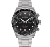 Thumbnail for Oceaneva Men's WaveRacer™ 500M Pro Diver Black Dial Chronograph Watch - WR.BK.BK.RH.ST 316L Stainless Steel Watch, 500M Diver, 500m Diver Watch, Chronograph, Chronograph Watch, dive watch, Precision Swiss Quartz Movement