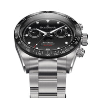 Thumbnail for Oceaneva Men's WaveRacer™ 500M Pro Diver Black Dial Chronograph Watch - WR.BK.BK.RH.ST 316L Stainless Steel Watch, 500M Diver, 500m Diver Watch, Chronograph, Chronograph Watch, dive watch, Precision Swiss Quartz Movement