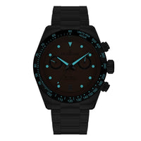 Thumbnail for Oceaneva Men's WaveRacer™ 500M Pro Diver Salmon Dial Chronograph Watch - WR.SL.BK.RH.ST 316L Stainless Steel Watch, 500M Diver, 500m Diver Watch, Chronograph, Chronograph Watch, dive watch, Precision Swiss Quartz Movement