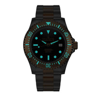 Thumbnail for Oceaneva Men's Deep Marine Explorer III 3000M Pro Diver Watch Black Dial Rose Gold - RGIIIBK200ST 3000m, 3000M Dive Watch, 316L Stainless Steel, Automatic Watch, BGW9 Swiss Super-Luminova, Dive Watch, Rose Gold, Sw200-1 Swiss Automatic Movement, Swiss automatic movement