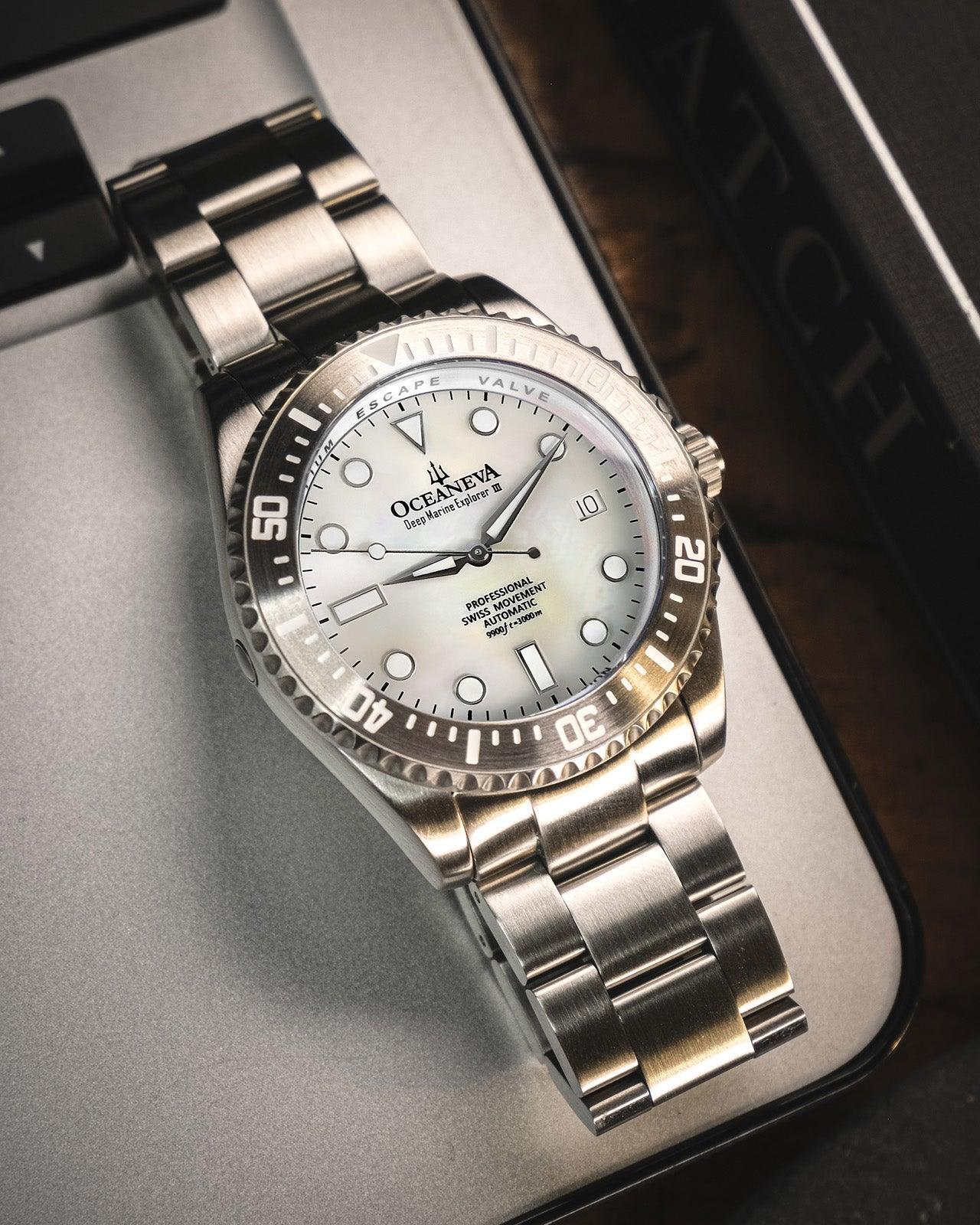 Oceaneva™ Automatic Swiss Made Sellita SW200-1 STIIIWMP200ST White