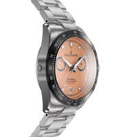 Thumbnail for Oceaneva Men's WaveRacer™ 500M Pro Diver Salmon Dial Chronograph Watch - WR.SL.BK.RH.ST 316L Stainless Steel Watch, 500M Diver, 500m Diver Watch, Chronograph, Chronograph Watch, dive watch, Precision Swiss Quartz Movement