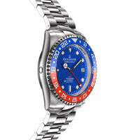 Thumbnail for Oceaneva™ Deep Marine Explorer GMT Automatic 1250M Men's Watch - BL.RD.NH.BL.GMT.ST automatic GMT watch, Automatic watches, Diver GMT, GMT Dive Watch, men's gmt watches